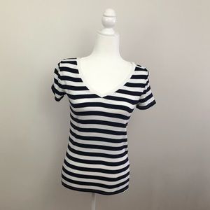 Striped Merona V-Neck